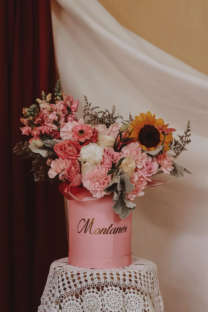 Arreglos florales en base